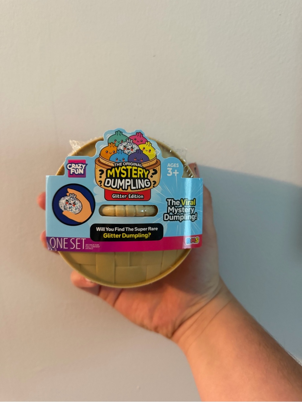 Crazy Fun Mystery Dumpling Glitter Edition Toy - Blue &Gold